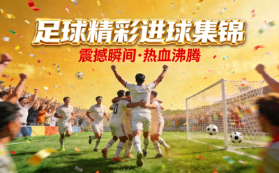 足球精彩进球集锦视频封面 - 球员庆祝进球瞬间